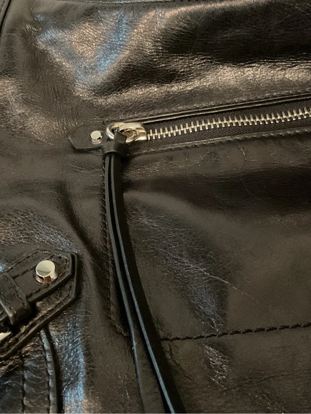 Michael Kors black leather Fallon Hobo bag